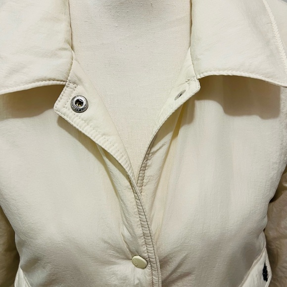 NWOT We the Free | Free People | Off the Bleachers Coaches Jacket Off White Sz S - Picture 6 of 15